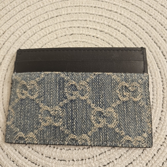 Gucci GG Denim Card Holder with Box & Dustbag - Picture 8 of 8